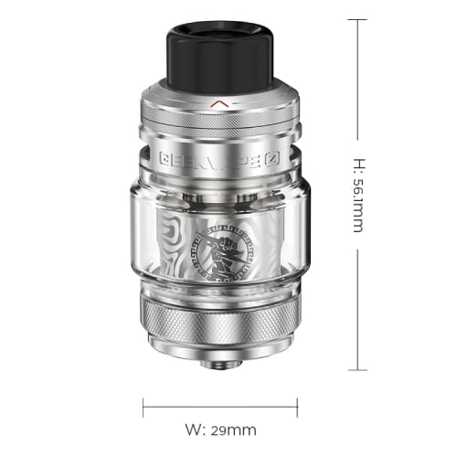 Dimensions du clearomiseur Z Subohm Tank 5 Geekvape